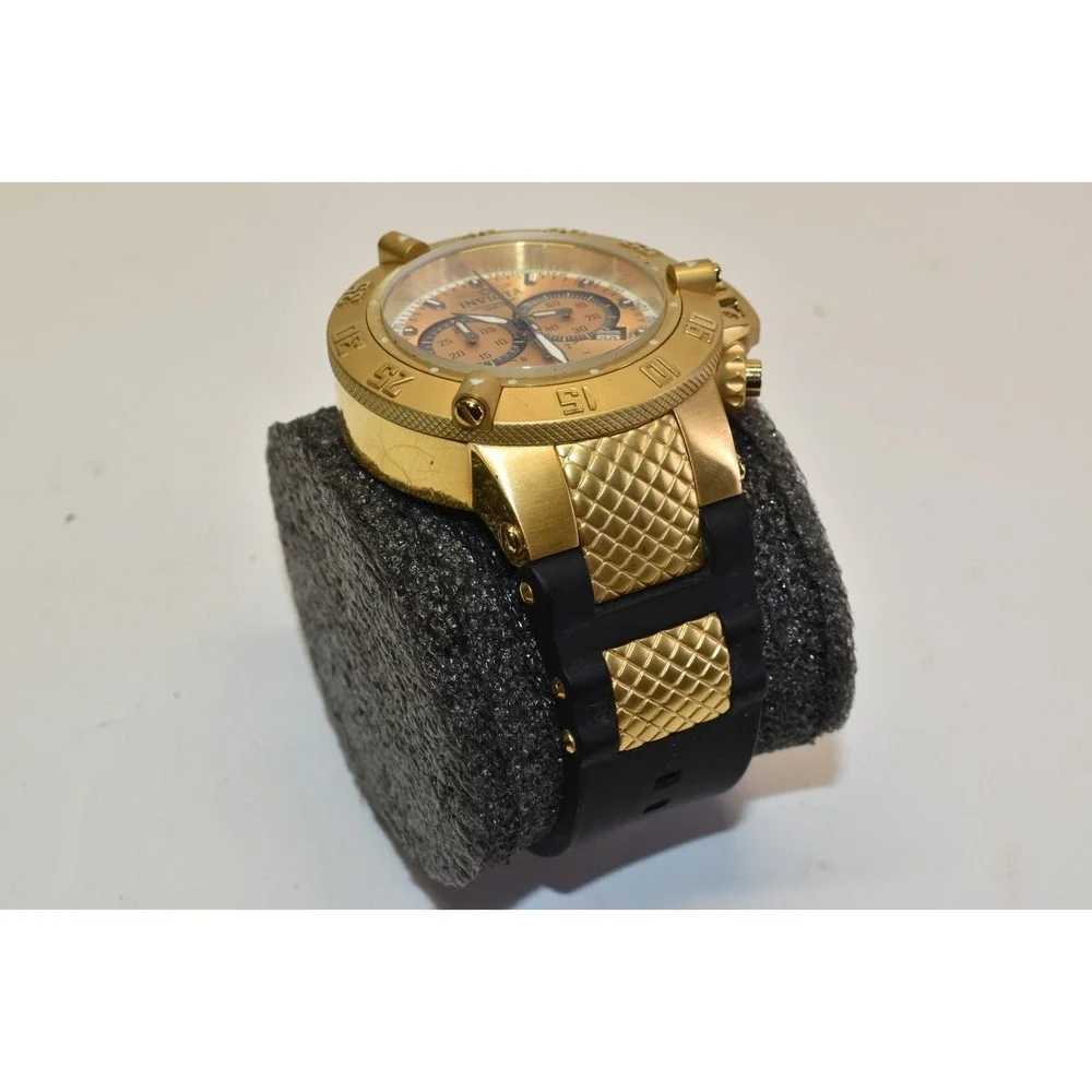 Invicta Subaqua Noma III‎ Chronograph Wrist Watch Mens 50mm Mineral Stainless